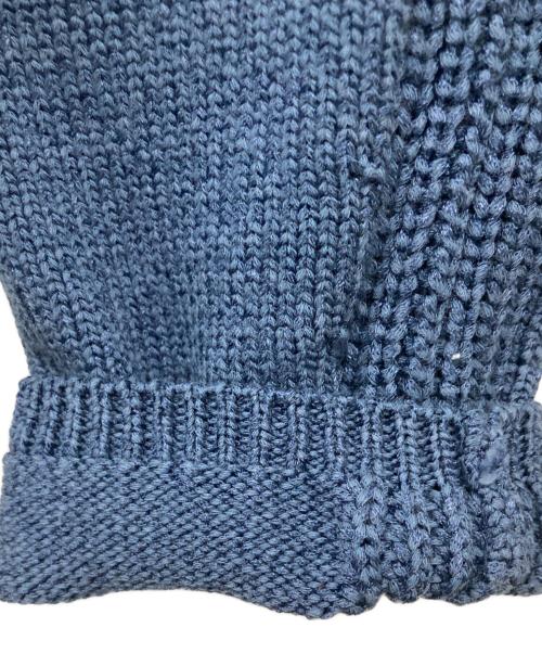 MORABITO（モラビト）MORABITO (モラビト) ジップアップニット ネイビー サイズ:38の古着・服飾アイテム