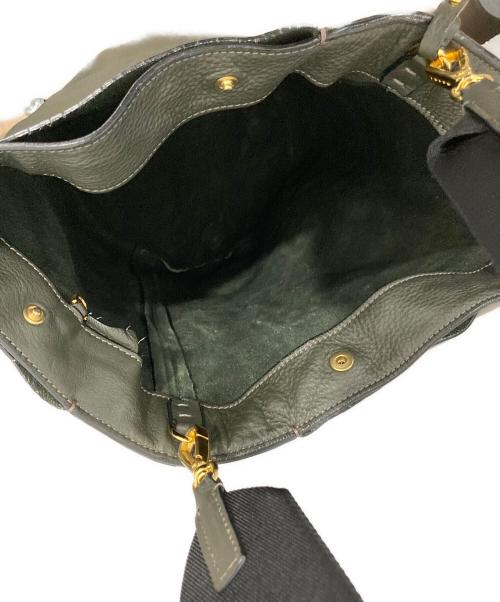 MARNI（マルニ）MARNI (マルニ) バケツ肩掛けバッグ グレーの古着・服飾アイテム