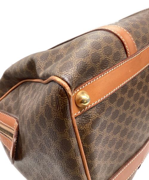 CELINE（セリーヌ）CELINE (セリーヌ) マカダムミニボストンバッグ ベージュの古着・服飾アイテム