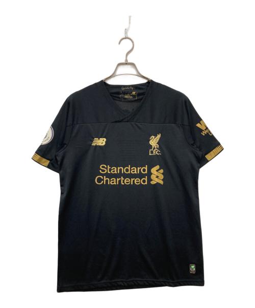 NEW BALANCE（ニューバランス）NEW BALANCE (ニューバランス) リバプールAベッカーtシャツ ブラック サイズ:Lの古着・服飾アイテム