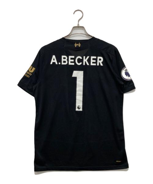 NEW BALANCE（ニューバランス）NEW BALANCE (ニューバランス) リバプールAベッカーtシャツ ブラック サイズ:Lの古着・服飾アイテム