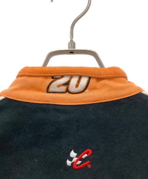 CHASE（チェイス）CHASE (チェイス) レーシングジャケット ブラック×オレンジ サイズ:3XLの古着・服飾アイテム
