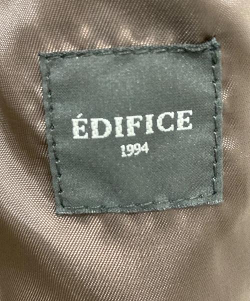EDIFICE（エディフィス）EDIFICE (エディフィス) シープレザーロングベスト ブラック サイズ:FREEの古着・服飾アイテム