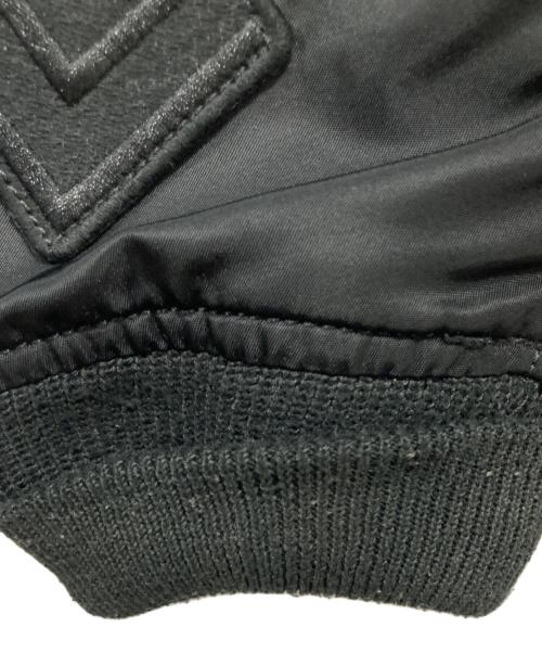ALPHA（アルファ）ALPHA (アルファ) MARCELO BURLON (マルセロバーロン) ワッペンボンバージャケット ブラック サイズ:Ｍの古着・服飾アイテム