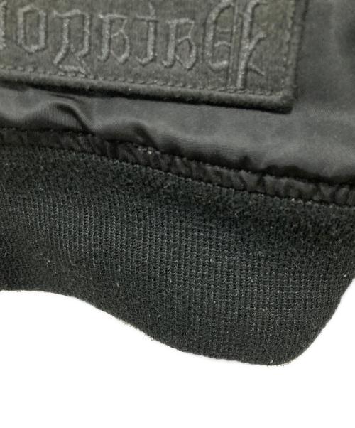 ALPHA（アルファ）ALPHA (アルファ) MARCELO BURLON (マルセロバーロン) ワッペンボンバージャケット ブラック サイズ:Ｍの古着・服飾アイテム