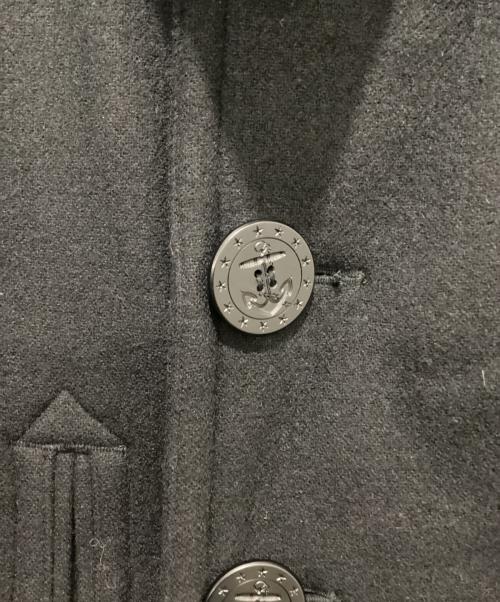 Rags McGREGOR（ラグスマックレガー）Rags McGREGOR (ラグスマックレガー) 10 BUTTONS PEA COAT ブラック サイズ:Mの古着・服飾アイテム