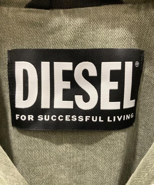 DIESEL（ディーゼル）DIESEL (ディーゼル) カットオフデニムジャケット ブラック サイズ:Ｍの古着・服飾アイテム
