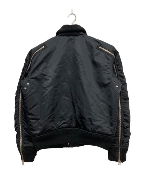 DIESEL（ディーゼル）DIESEL (ディーゼル) フライトジャケット ブラック サイズ:Ｍの古着・服飾アイテム