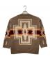 PENDLETON (ペンドルトン) ノーカラーカーディガン ブラウン サイズ:M：5000円