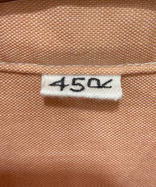 45R（フォーティファイブ・アール）45R (フォーティファイブ・アール) スーピマオックスの908OCEAN帆シャツ オレンジ サイズ:2の古着・服飾アイテム