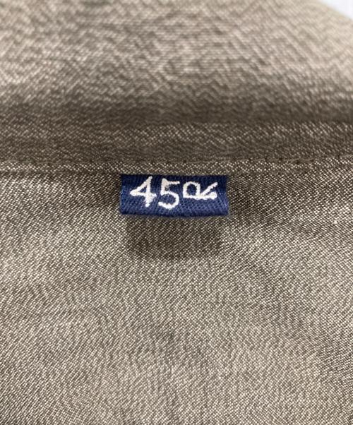 45R（フォーティファイブ・アール）45R (フォーティファイブ・アール) 撚杢平のテントドレス ベージュ サイズ:　の古着・服飾アイテム