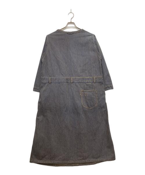 45R（フォーティファイブ・アール）45R (フォーティファイブ・アール) モンブラウンヒッコリーのドレス ベージュ×ブルー サイズ:　の古着・服飾アイテム