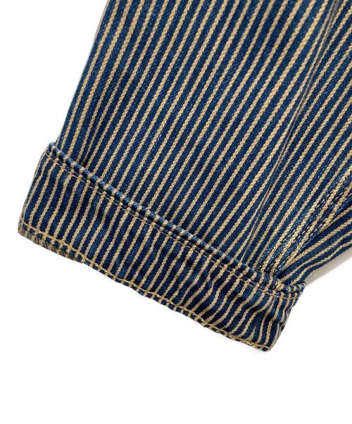 45R（フォーティファイブ・アール）45R (フォーティファイブ・アール) モンブラウンヒッコリーのドレス ベージュ×ブルー サイズ:　の古着・服飾アイテム