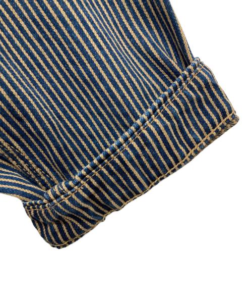 45R（フォーティファイブ・アール）45R (フォーティファイブ・アール) モンブラウンヒッコリーのドレス ベージュ×ブルー サイズ:　の古着・服飾アイテム