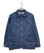 45Rフォーティファイブ・アール）の古着「モンプデニムの908 4ポケットシャツ」｜インディゴ