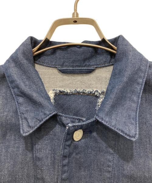 45R（フォーティファイブ・アール）45R (フォーティファイブ・アール) モンプデニムの908 4ポケットシャツ インディゴ サイズ:2の古着・服飾アイテム