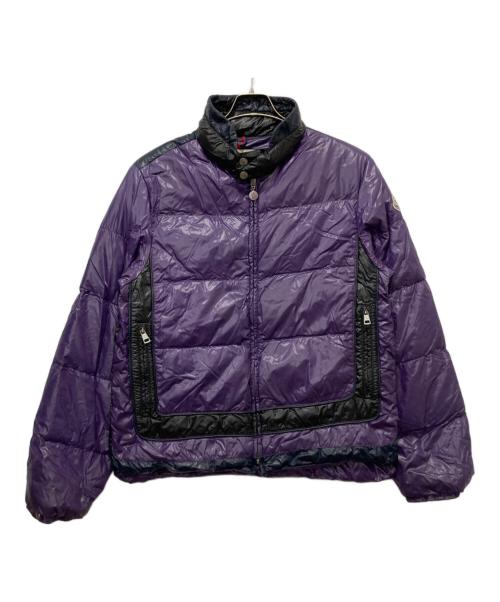 MONCLER（モンクレール）MONCLER (モンクレール) SHIPS (シップス) カメルーン/ダウンジャケット パープル×ブラック サイズ:2の古着・服飾アイテム