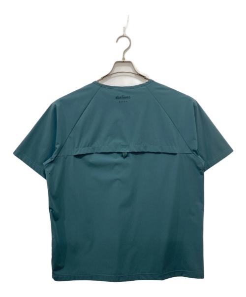 WILD THINGS（ワイルドシングス）WILD THINGS (ワイルドシングス) EKAL (エカル) エラスティックナイロンTシャツ ブルー サイズ:Lの古着・服飾アイテム