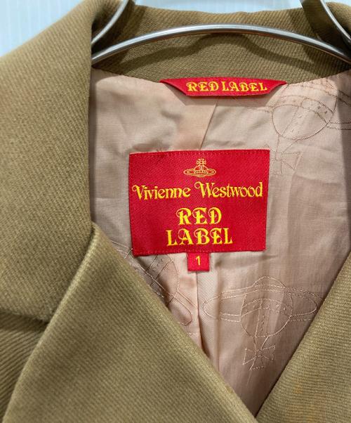 Vivienne Westwood RED LABEL（ヴィヴィアンウエストウッドレッドレーベル）Vivienne Westwood RED LABEL (ヴィヴィアンウエストウッドレッドレーベル) ダブルコート ブラウン サイズ:1の古着・服飾アイテム