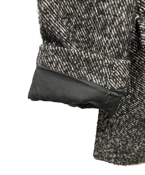 Mila Owen（ミラオーウェン）Mila Owen (ミラオーウェン) フードドッキングシングルブレストジャケット ブラックの古着・服飾アイテム