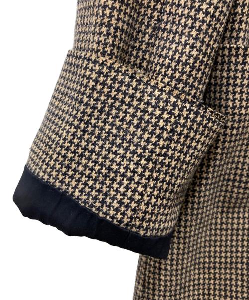 Max Mara WEEK END LINE（マックスマーラ ウイークエンドライン）Max Mara WEEK END LINE (マックスマーラ ウイークエンドライン) テーラードジャケット ベージュ×ブラック サイズ:42の古着・服飾アイテム