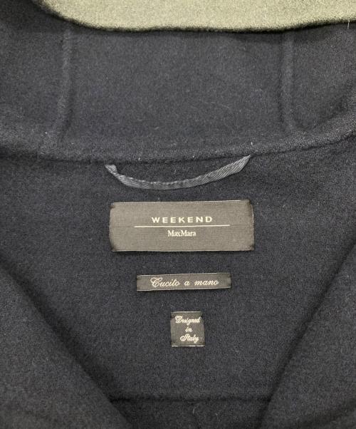 Max Mara WEEK END LINE（マックスマーラ ウイークエンドライン）Max Mara WEEK END LINE (マックスマーラ ウイークエンドライン) ダブルフェイスフーデッドリバーコート オリーブ サイズ:42の古着・服飾アイテム