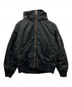 SUPREMEシュプリーム）の古着「21AW Hooded MA-1」｜ブラック