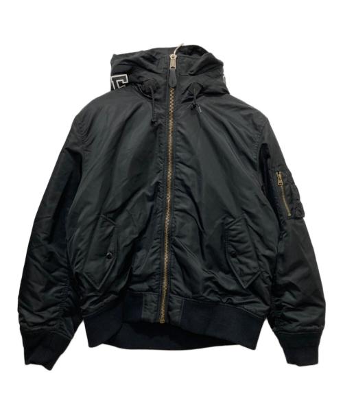 SUPREME（シュプリーム）SUPREME (シュプリーム) 21AW Hooded MA-1 ブラック サイズ:Lの古着・服飾アイテム