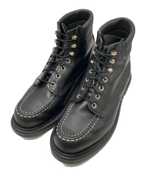 RED WING（レッドウィング）RED WING (レッドウィング) スーパーソール MOC-TOE ブラック サイズ:26cmの古着・服飾アイテム