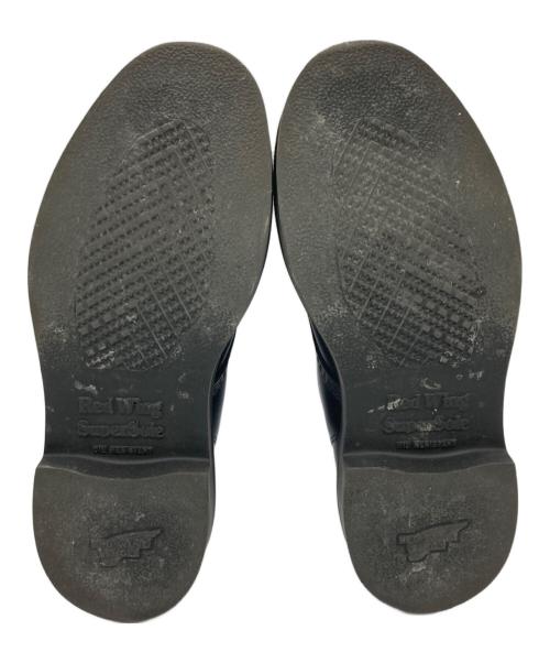 RED WING（レッドウィング）RED WING (レッドウィング) スーパーソール MOC-TOE ブラック サイズ:26cmの古着・服飾アイテム