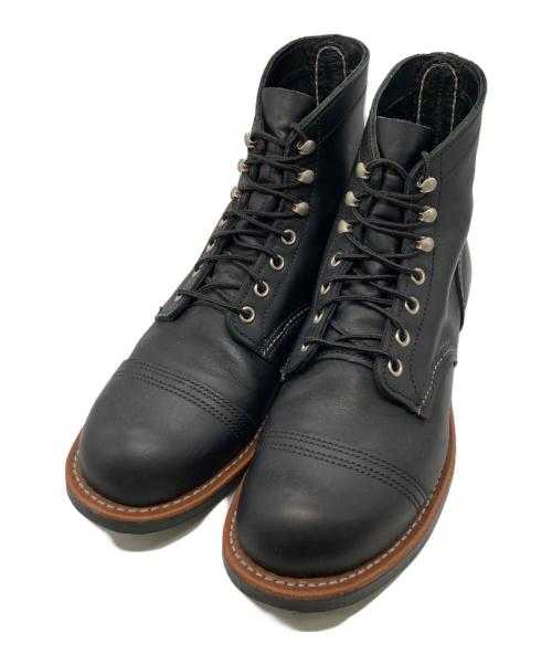 RED WING（レッドウィング）RED WING (レッドウィング) IRON RANGER ブラック サイズ:26cmの古着・服飾アイテム