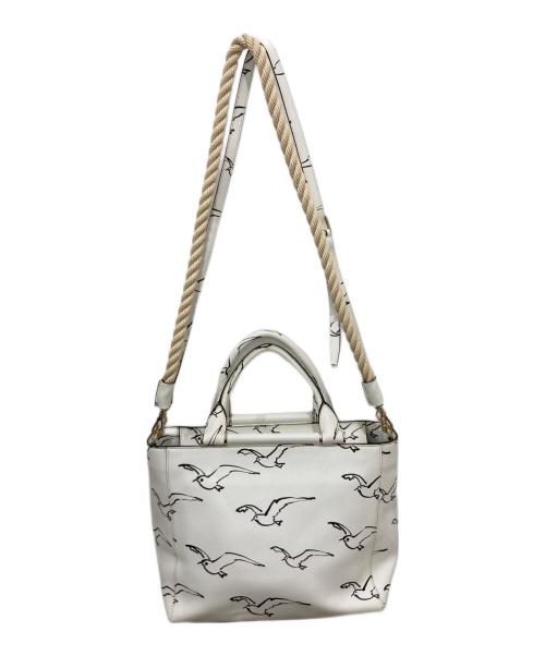 MaxMara（マックスマーラ）MaxMara (マックスマーラ) バードデザインバッグ ホワイトの古着・服飾アイテム