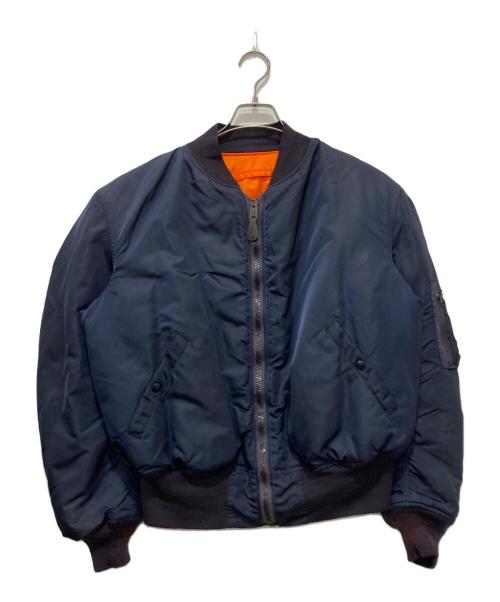 ALPHA（アルファ）ALPHA (アルファ) MA-1ジャケット ネイビー サイズ:XLの古着・服飾アイテム