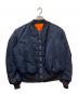 ALPHA（アルファ）の古着「MA-1ジャケット」｜ネイビー