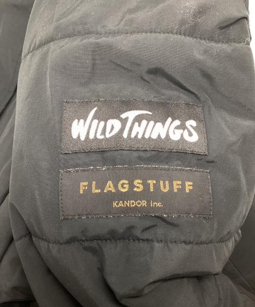 WILD THINGS（ワイルドシングス）WILD THINGS (ワイルドシングス) flagstuff (フラグスタフ) パテッド モンスター パーカ ブラック サイズ:Sの古着・服飾アイテム