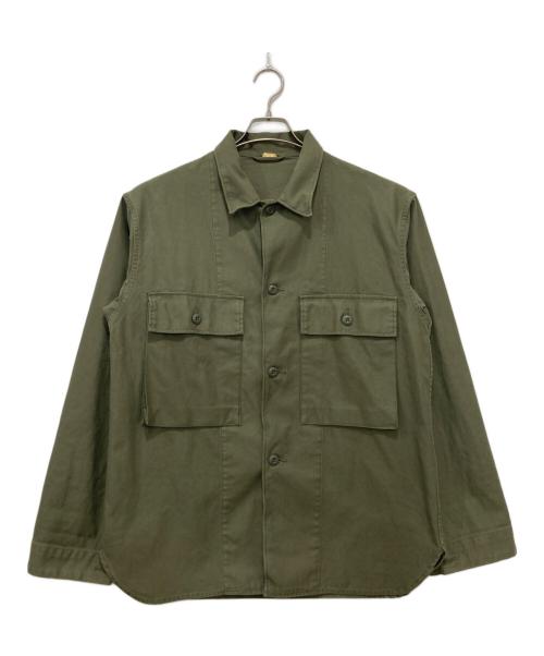 MUSE de Deuxieme Classe（ミューズ ドゥーズィエム クラス）MUSE de Deuxieme Classe (ミューズ ドゥーズィエム クラス) military シャツジャケット オリーブ サイズ:　の古着・服飾アイテム