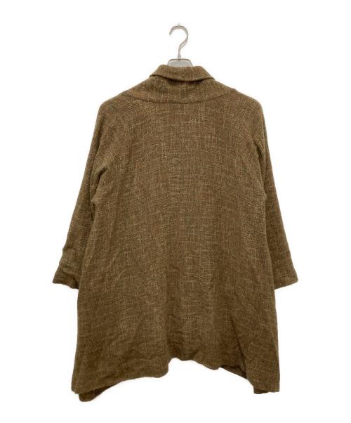 JURGEN LEHL（ヨーガンレール）JURGEN LEHL (ヨーガンレール) 縮絨ウールシルクの羽織 ベージュ サイズ:Mの古着・服飾アイテム