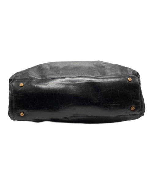 TORY BURCH（トリーバーチ）TORY BURCH (トリーバーチ) 2WAYレザーショルダーバッグ ブラックの古着・服飾アイテム