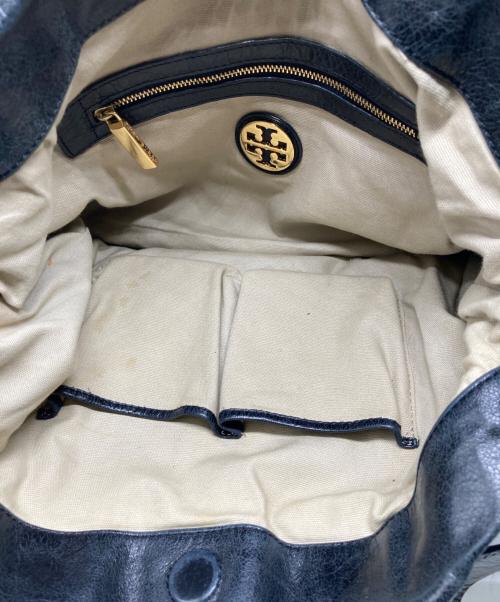 TORY BURCH（トリーバーチ）TORY BURCH (トリーバーチ) 2WAYレザーショルダーバッグ ブラックの古着・服飾アイテム