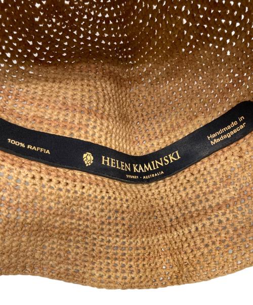 HELEN KAMINSKI（ヘレンカミンスキー）HELEN KAMINSKI (ヘレンカミンスキー) ラフィアハット ベージュの古着・服飾アイテム