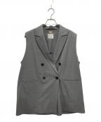 MICA&DEALマイカアンドディール）の古着「テーラードジレ」｜グレー