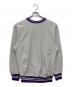 Champion (チャンピオン) クルーネックスウェット/刺繍タグ/90’s グレー×パープル サイズ:XL：9000円