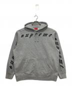 SUPREMEシュプリーム）の古着「Raised Embroidery Hooded Sweatshirt」｜グレー