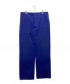MaRQUARDT SCHULZマーカート シュルツ）の古着「ヘリンボーンパンツ」｜ブルー