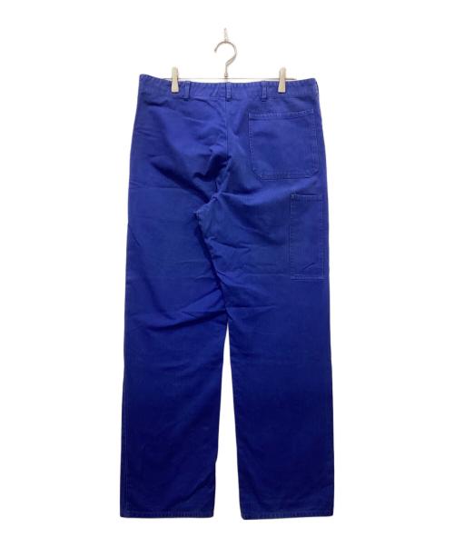 MaRQUARDT SCHULZ（マーカート シュルツ）MaRQUARDT SCHULZ (マーカート シュルツ) ヘリンボーンパンツ ブルー サイズ:　の古着・服飾アイテム