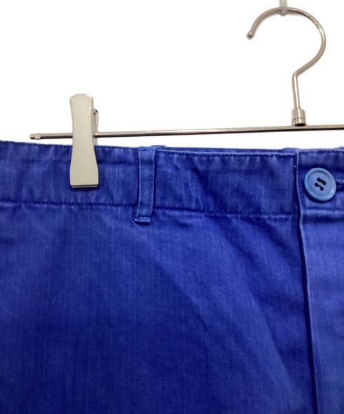 MaRQUARDT SCHULZ（マーカート シュルツ）MaRQUARDT SCHULZ (マーカート シュルツ) ヘリンボーンパンツ ブルー サイズ:　の古着・服飾アイテム