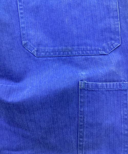 MaRQUARDT SCHULZ（マーカート シュルツ）MaRQUARDT SCHULZ (マーカート シュルツ) ヘリンボーンパンツ ブルー サイズ:　の古着・服飾アイテム