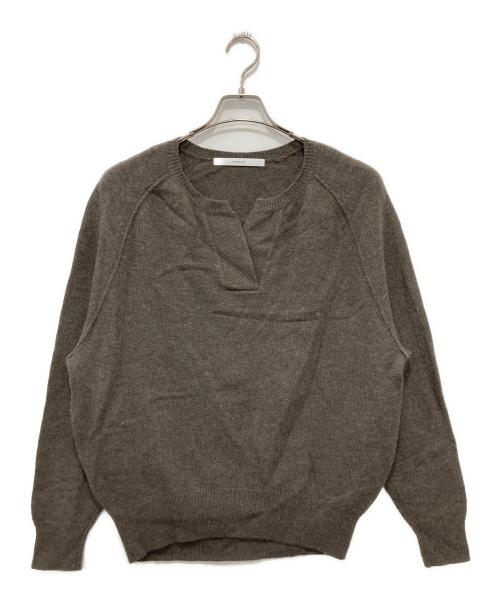 Spick and Span（スピック＆スパン）Spick and Span (スピックアンドスパン) ミドルゲージ天竺ヘンリープルオーバー ベージュ サイズ:下記参照の古着・服飾アイテム