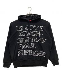 SUPREME（シュプリーム）の古着「Stronger Than Fear Hooded」｜ブラック