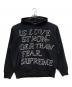 SUPREME（シュプリーム）の古着「Stronger Than Fear Hooded」｜ブラック